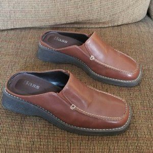 Women's Bass backless, slip-on Loafers
